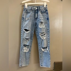 PACSUN ripped mom jean.